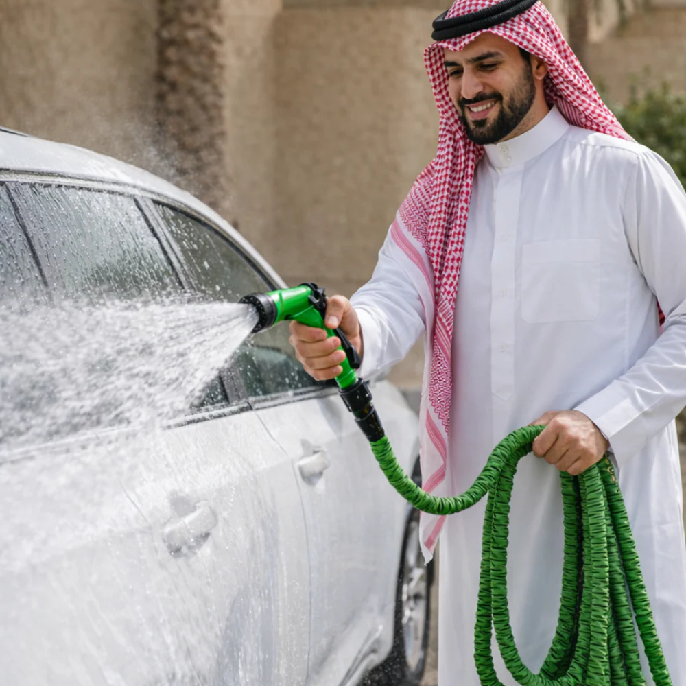الخرطوم السحري الاصلي 15 متر + مسدس رش الماء القوي