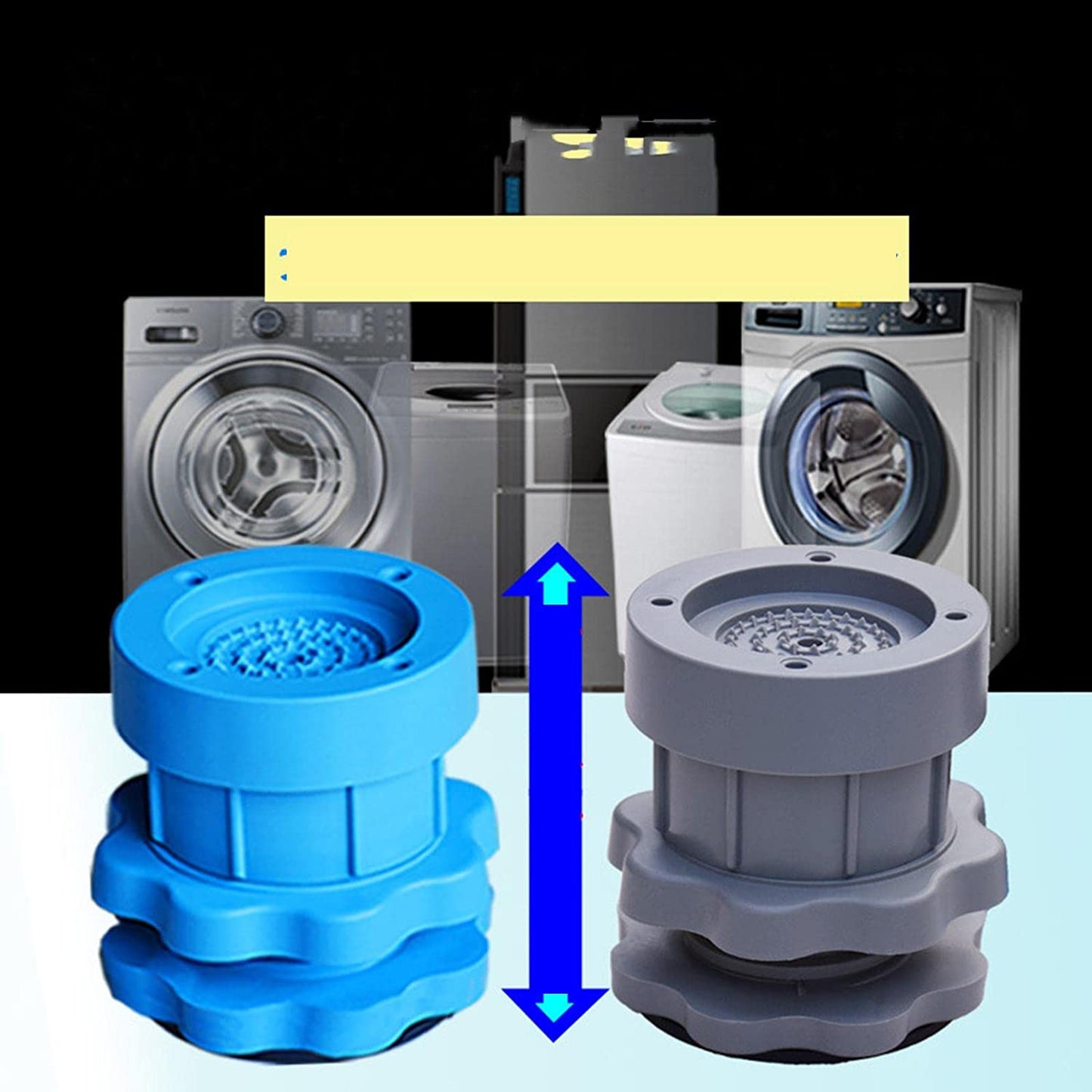 وسادات مضادة للاهتزاز للمطبخ المنزلي 4 حبات - Makfool