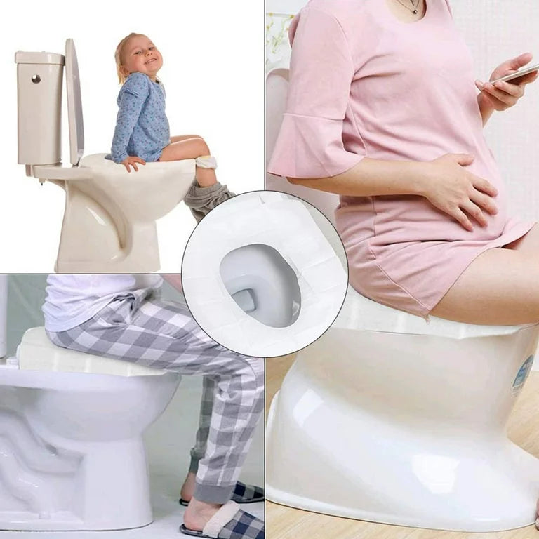 مجموعة من 150 قطعة من أغطية المراحيض العامة للحماية من البكتيريا والأوساخ - الأكثر مبيعا في السعودية