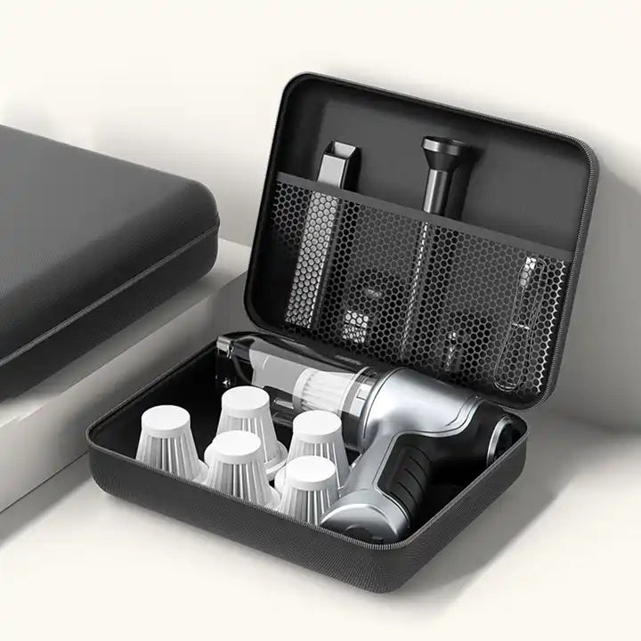 مكنسة ومضخة هواء لاسلكية صغيره 2 في 1 متعددة الاستخدام