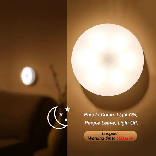 ضوء دائري ذكي مستشعر للحركة عدد 3