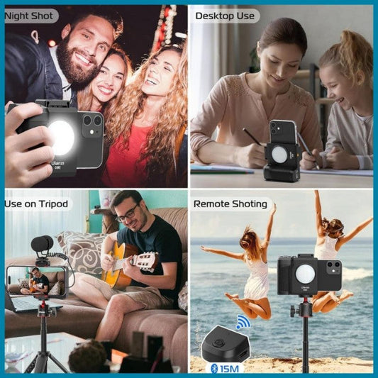 قبضة كاميرا الهاتف الذكي مع جهاز تحكم عن بعد
