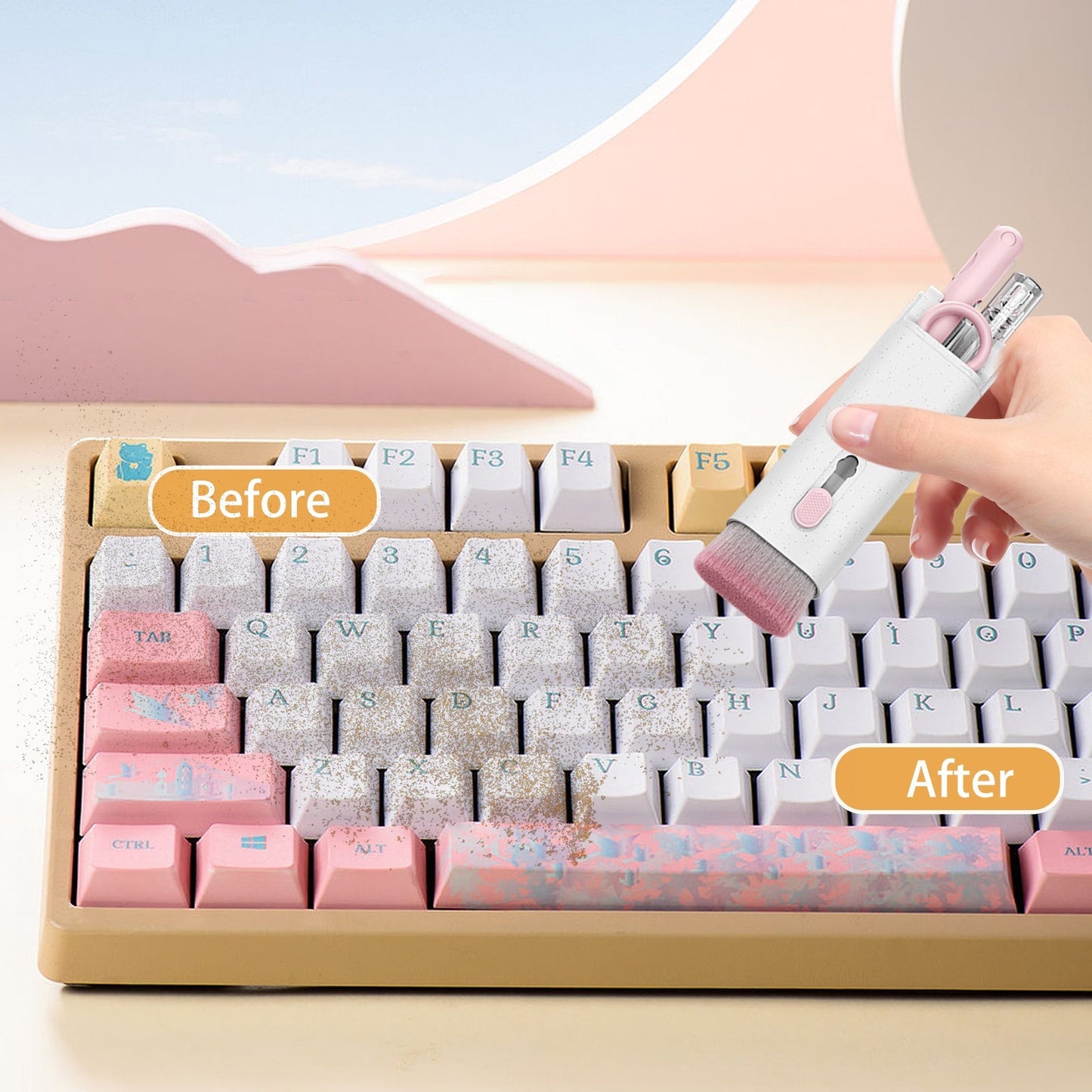 عدة تنظيف 7 في 1 للكيبورد والسماعات uae - Makfool