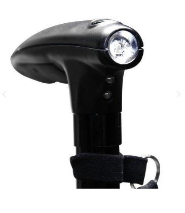 عكاز مع كشاف متطور لكبار السن - Makfool