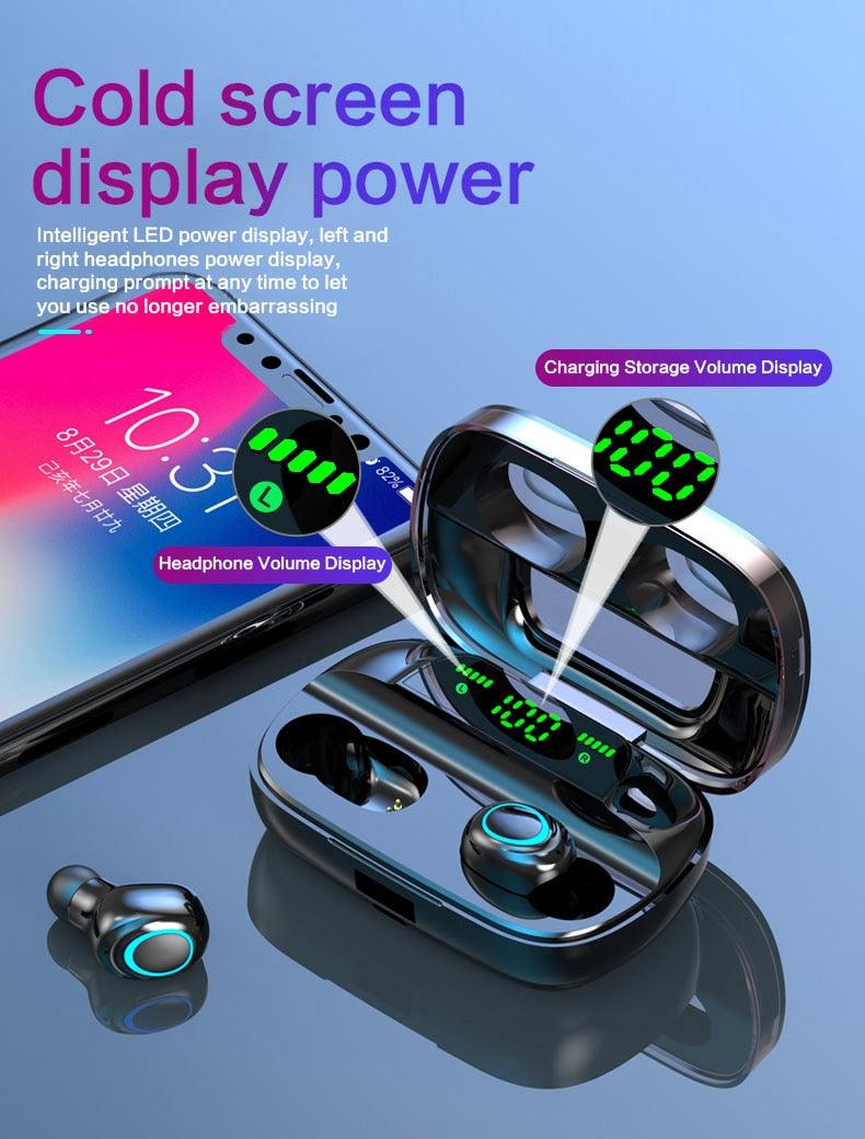 السماعة لاسلكية ضد الماء مع شاحن لهاتفك - Makfool