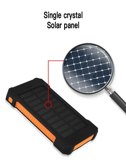 باور بانك بالطاقة الشمسية مقاوم للماء - Makfool