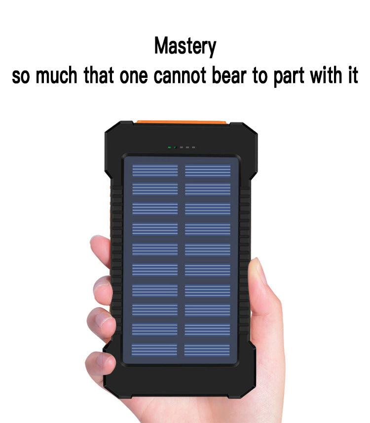 باور بانك بالطاقة الشمسية مقاوم للماء والغبار - Makfool