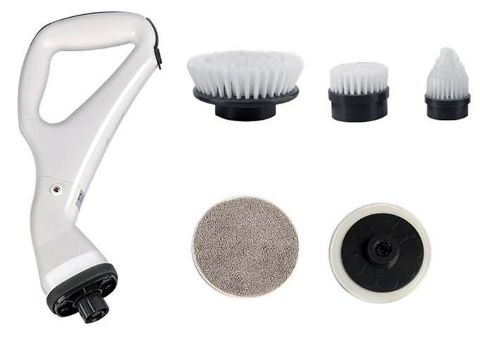 فرشاة التنظيف الكهربائية المميزة مع عدة رؤوس - Makfool