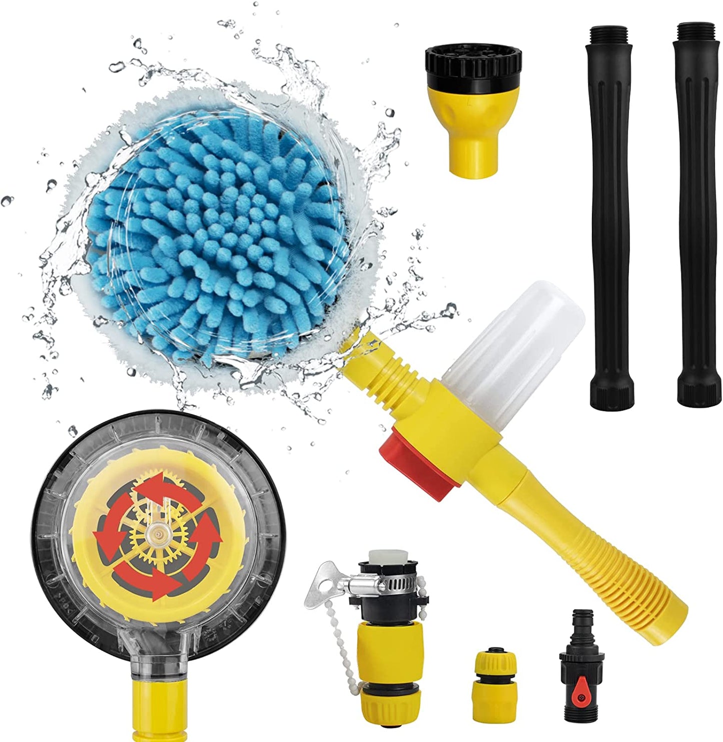 فرشاة غسيل السيارات الإلكترونيه الأكثر مبيعاً - Makfool