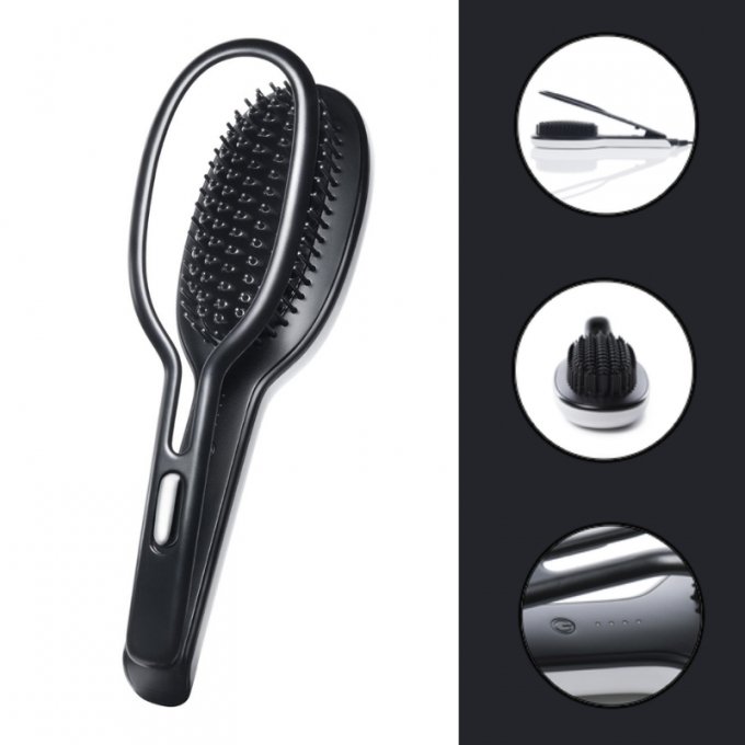 فرشاة تصفيف الشعر الكهربائية من السيراميك | GLOSSY ❤ - Makfool