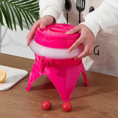 حافظ مشروبات الماء والعصير القابل للطي - Makfool