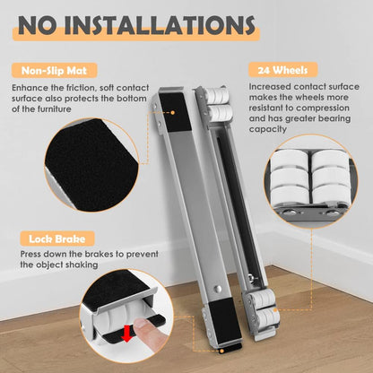 حامل الاثاث قابل للتمدد ( قطعتين ) - Makfool