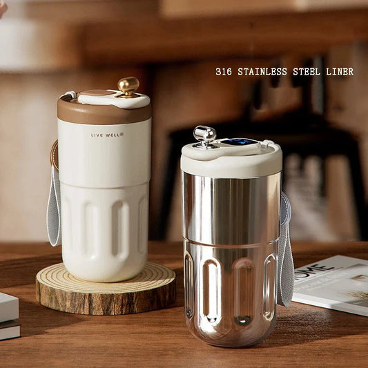 كوب عازل للحرارة من ستانلس ستيل - Makfool