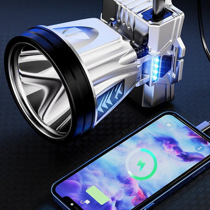 كشاف قوي قابل للشحن مقاوم للماء uae - Makfool