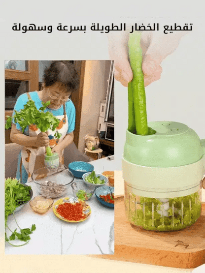 قطاعة الخضار الذكية 4 في 1 متعددة الوظائف UAE - Makfool