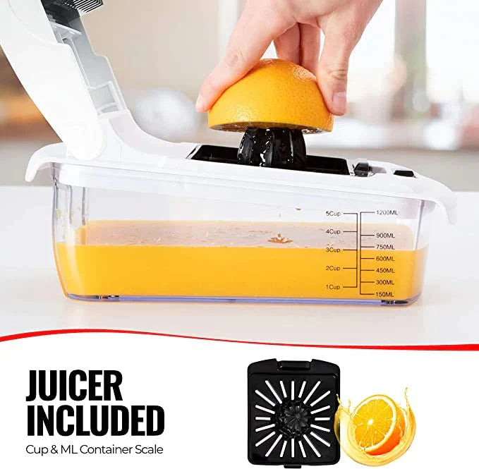 قطاعة الخضار والفواكه 11 في 1 المتكاملة كليا - Makfool