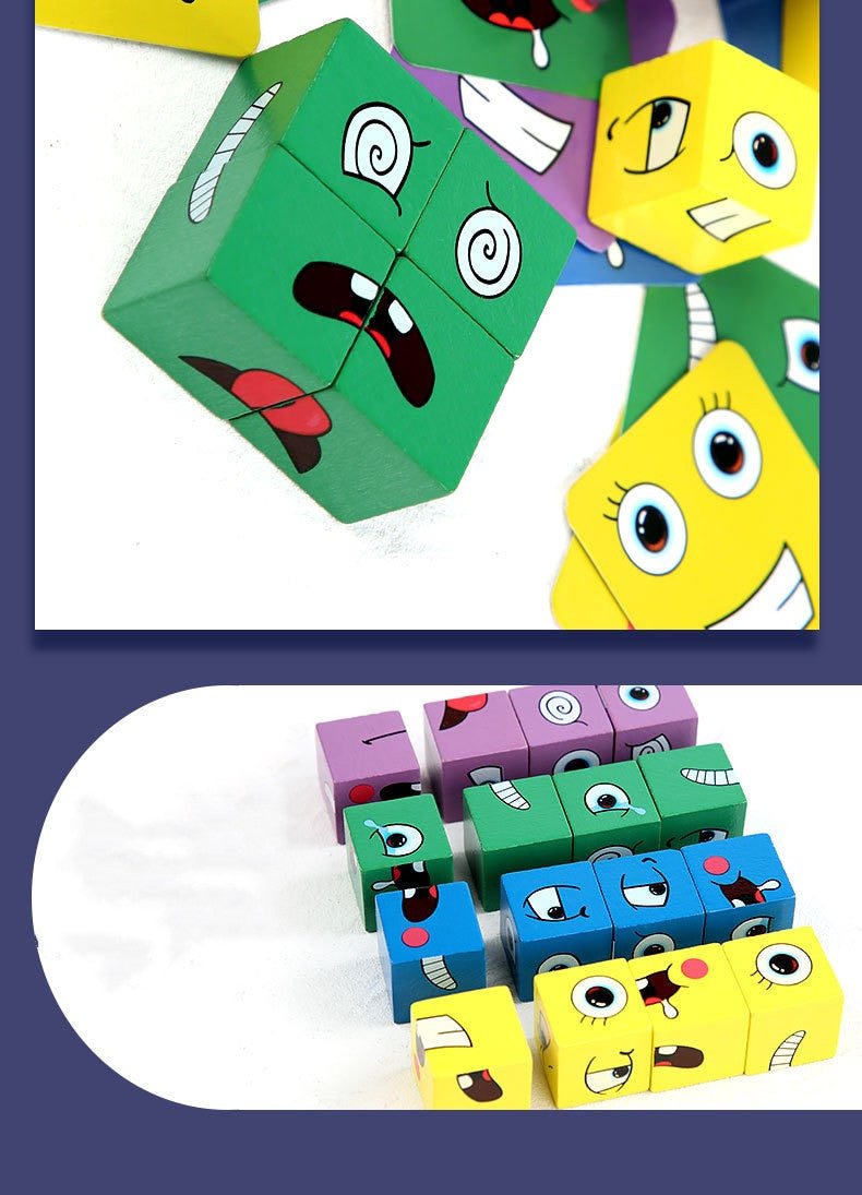 لعبة المكعبات التعليمية المميزة للاطفال - Makfool