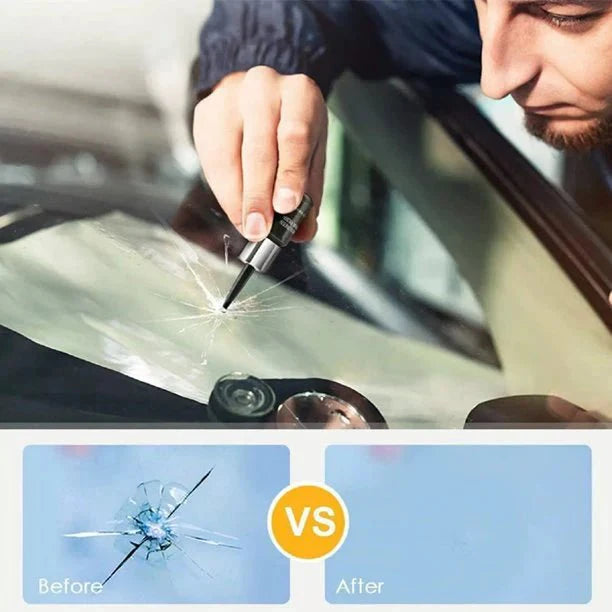 مادة نانو الألماني لمعالجة الزجاج المكسور (عبوتين) - Makfool