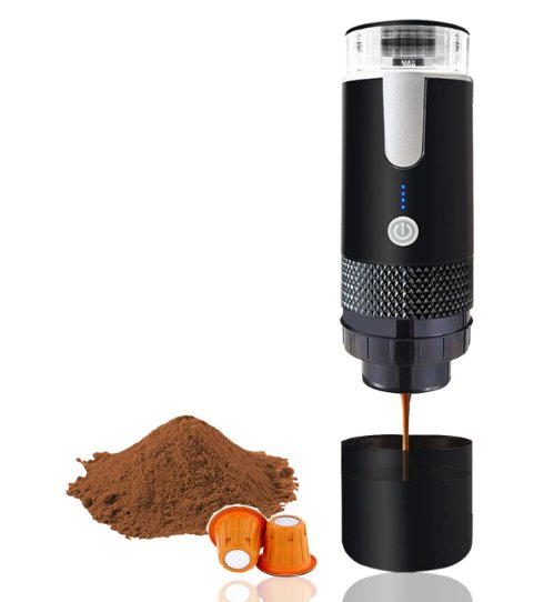 ماكينة قهوة كهربائية لاسلكية محمولة - Makfool