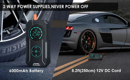 مضخة هواء لاسلكية 4 في 1 - Makfool