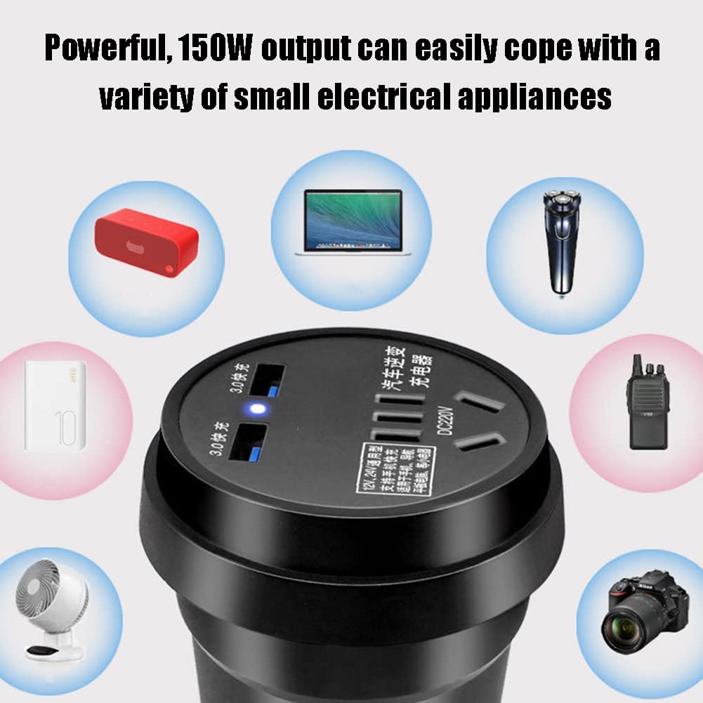 محول شاحن السيارة متعدد الاستخدامات الأكثر مببيعاً - Makfool