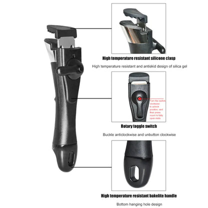 مقبض وعاء قابل للازالة يتحمل درجات الحرارة العالية (عدد 2) - Makfool