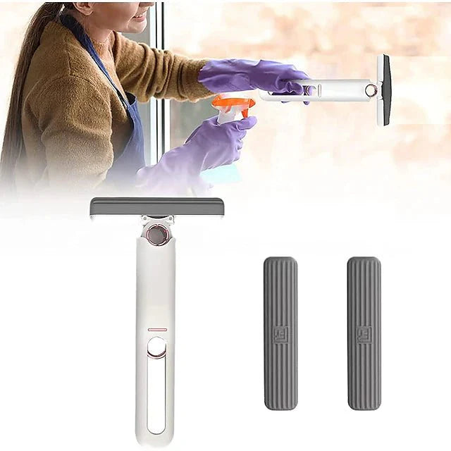 ممسحة صغيرة محمولة ذات ضغط ذاتي للأسطح والزجاج - Makfool