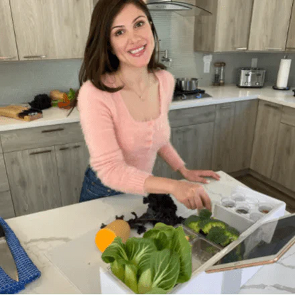 Prepdeck حافظة الطعام والخضار والبهارات 14 في 1 - Makfool