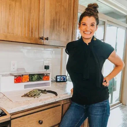 Prepdeck حافظة الطعام والخضار والبهارات 14 في 1 - Makfool