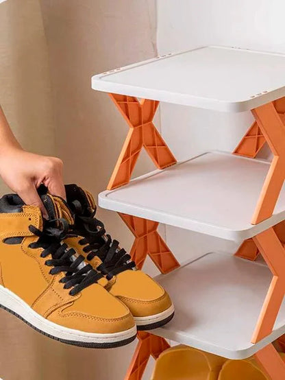 رف تخزين الأحذية متعدد الوظائف (عدد3) - Makfool