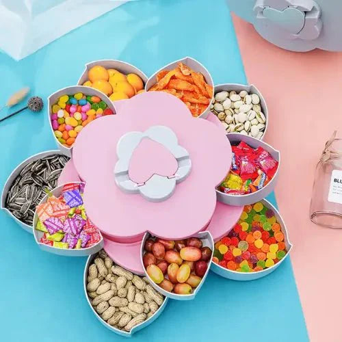 صندوق تقديم الحلوى والمكسرات المميز (10 أدراج) - Makfool