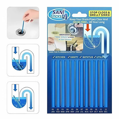 TK 2023 ( مجموعة كاملة من 6 علب تكفي سنة كاملة ) مادة تسليك المواسير الأسرع والاكثر فعالية - Makfool